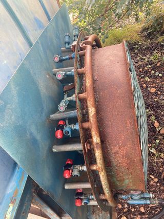 Pulverizador tractor 600L suspendido.