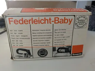 Plancha de viaje Rowenta vintage alemana