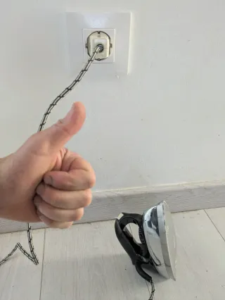 Plancha de viaje Rowenta vintage alemana