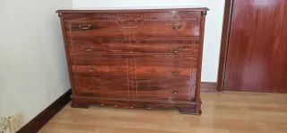 Dormitorio Matrimonio Madera Oscura