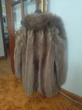 Abrigo de piel de marmota