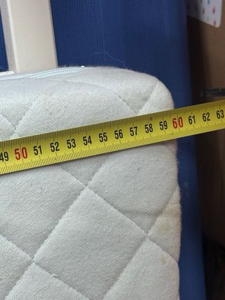 Cuna blanca con colchón