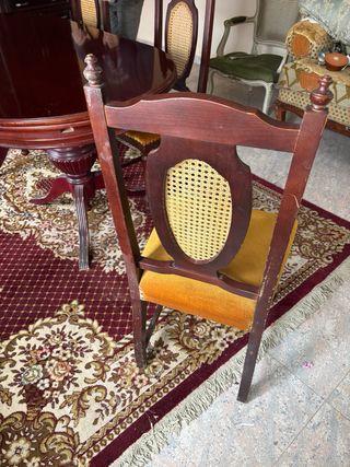 Conjunto mueble salon, mesa extensible  y 6 sillas