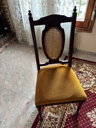 Conjunto mueble salon, mesa extensible  y 6 sillas