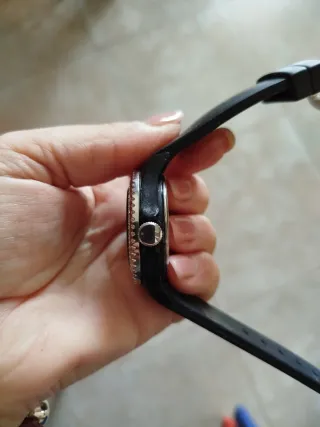 Orologio Sir Time donna nero con cristalli