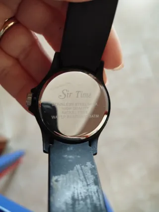 Orologio Sir Time donna nero con cristalli