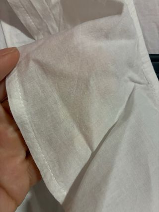 Camiseta TEX blanca con volantes