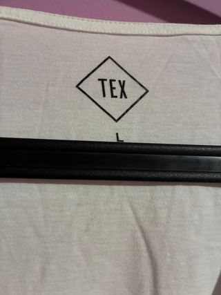 Camiseta TEX blanca con volantes