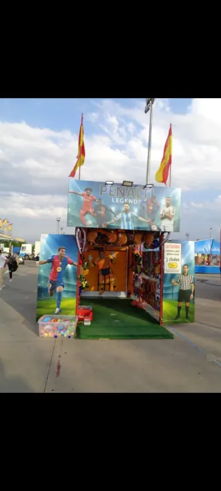Penalti portería feria