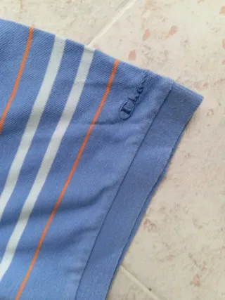 Polo Champion righe blu/bianco/arancio XXL