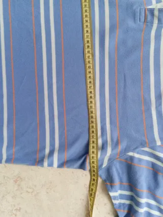Polo Champion righe blu/bianco/arancio XXL