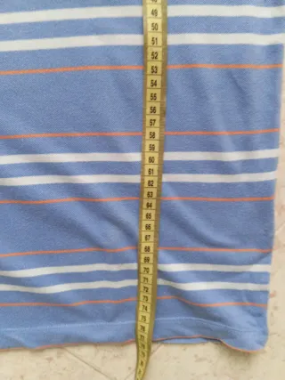 Polo Champion righe blu/bianco/arancio XXL