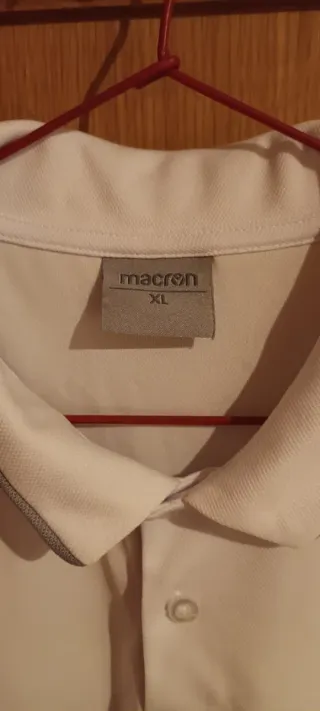 Polo Macron Blanco Talla XL