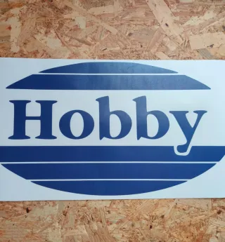 Pegatina Hobby caravana autocaravana vinilo