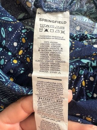 Mono largo espalda descubierta estampado