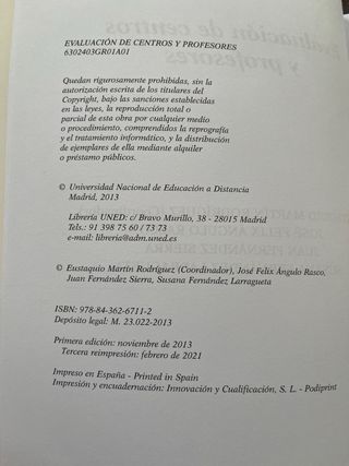 Evaluación de centros y profesores (GRADO) (Spa...