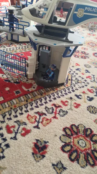 Playmobil Elicottero Base Polizia