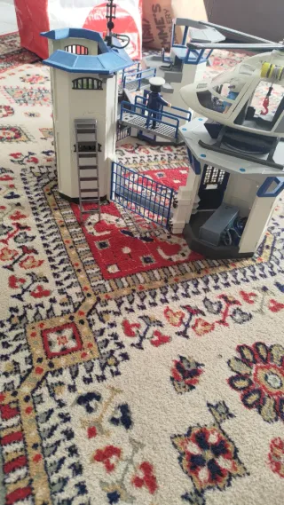 Playmobil Elicottero Base Polizia