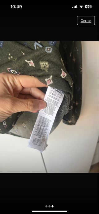 Camiseta manga larga estampada