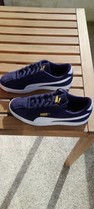 Sapatilhas Puma Azuis e Brancas Tamanho 41