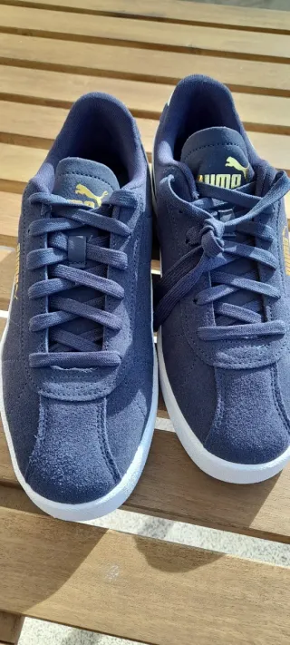 Sapatilhas Puma Azuis e Brancas Tamanho 41