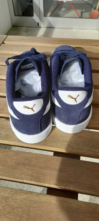 Sapatilhas Puma Azuis e Brancas Tamanho 41