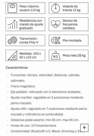 Bicicleta Spinning Fila C100