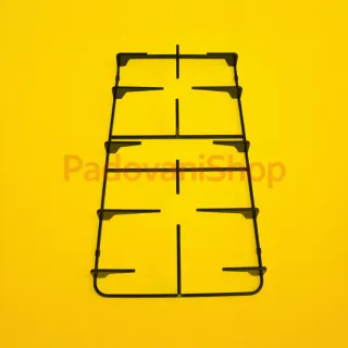 Griglia in piattina 2 fuochi acciaio smaltato