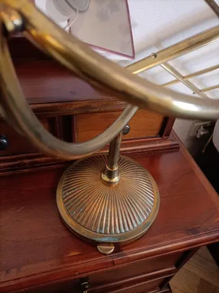 Espejo de mesa bronce 40cm