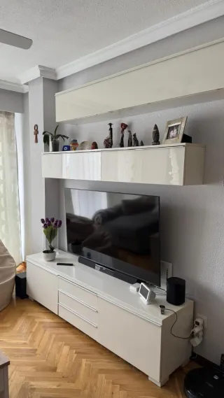 Mueble de salón IKEA blanco lacado 3 piezas
