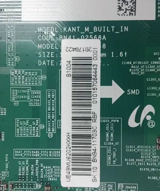 Placa Principal Samsung UE49MU6205K/UE43RU7415U