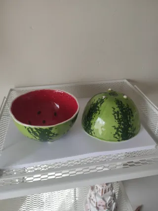 2 Bols Bordallo Sandía Cerámica