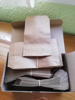 250 Bolsitas Papel Kraft