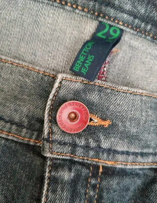 Gonna jeans Benetton blu