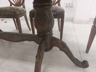 Conjunto mesa de comedor y 6 sillas