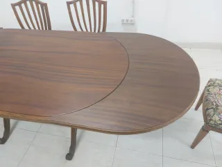Conjunto mesa de comedor y 6 sillas