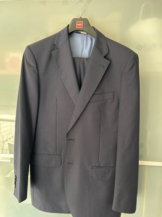 Traje Cortefiel Sastrería Azul