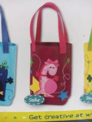 Kit Manualidades Felt Monster Bag Craft Planet