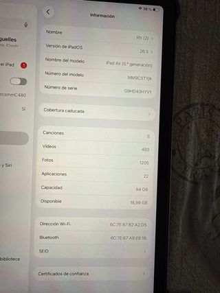 iPad Air 5ª Gen 2022 64gb