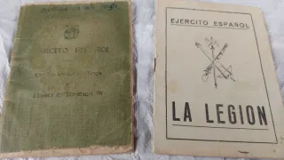 La Legion cartilla Militar Ejército Español.