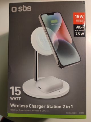 Cargador Inalámbrico SBS 2 en 1