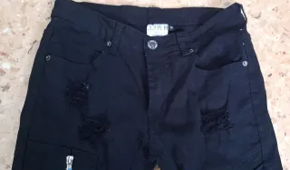 Pantalón vaquero JOHN H negro talla 30