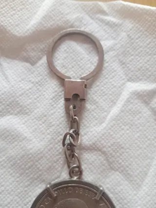 Llavero Plata 100 Pesetas Franco