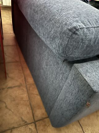 Sofá azul tela alta calidad recogida Calahorra