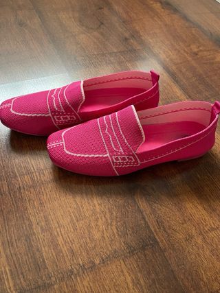 Zapatos planos rosas talla 38