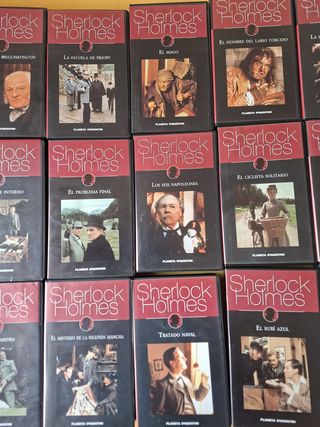Colección VHS Sherlock Holmes (26 Cintas)
