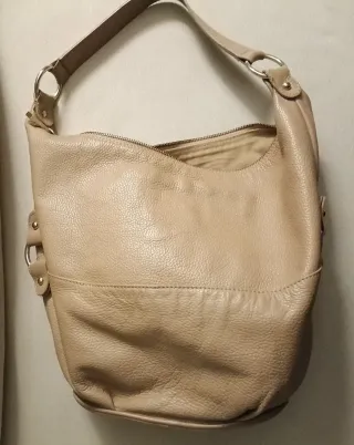 Bolso Piel Roberto Verino Beige