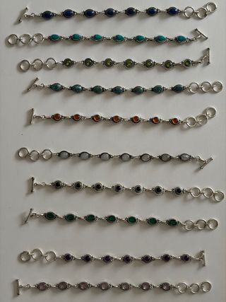 Pulsera Plata 925 Turquesa