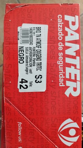 Botas de seguridad Panter negras