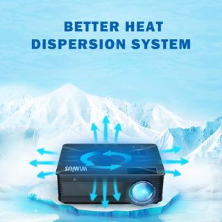 Proyector WIMIUS P18 Negro